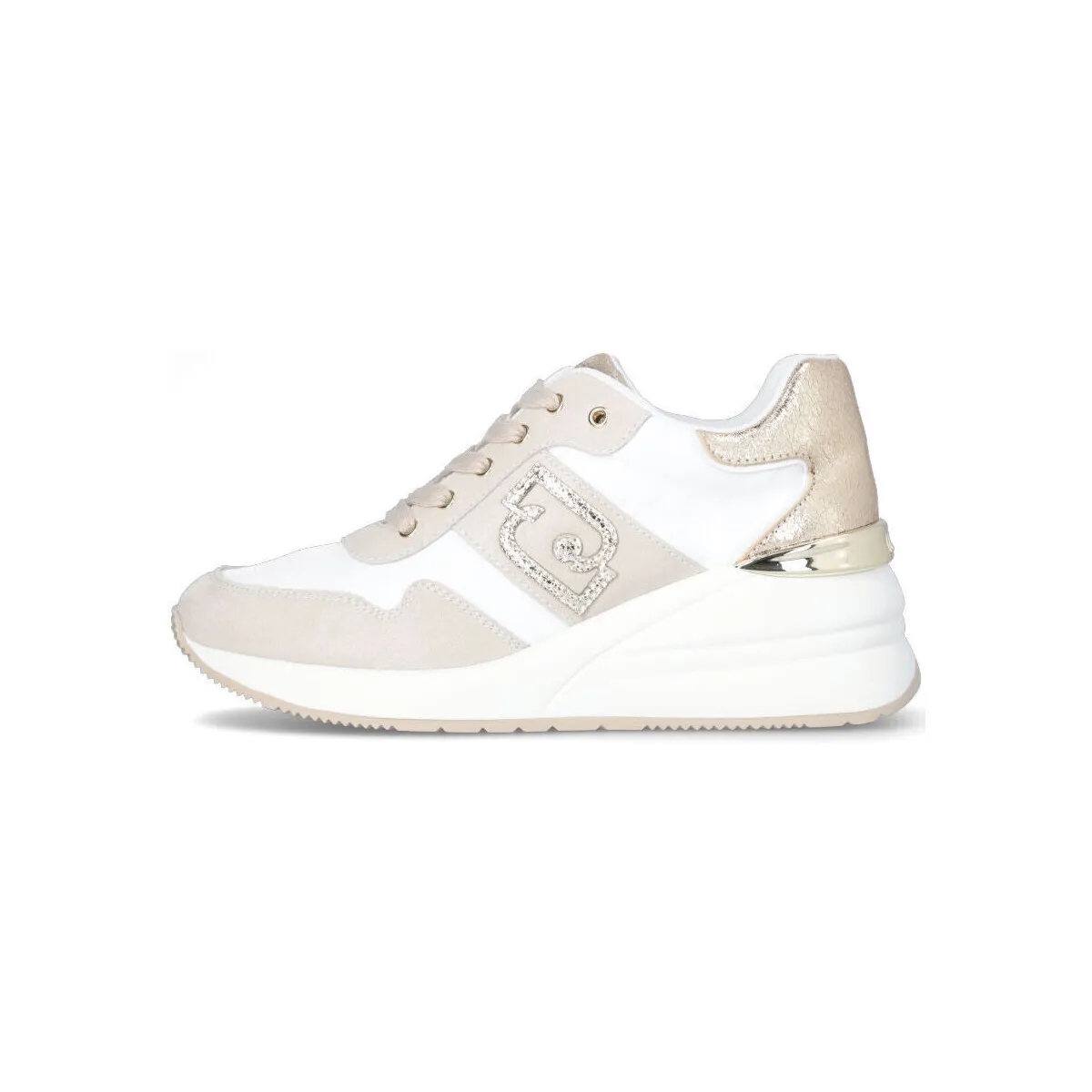 Zapatillas beige con cuña