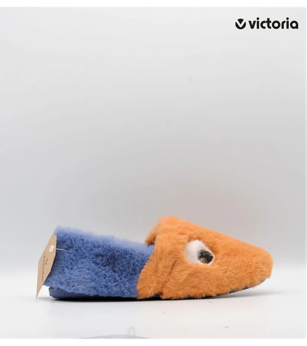 ZAPATILLAS CASA VICTORIA GIMNASIA OJOS AZUL Y CAMEL