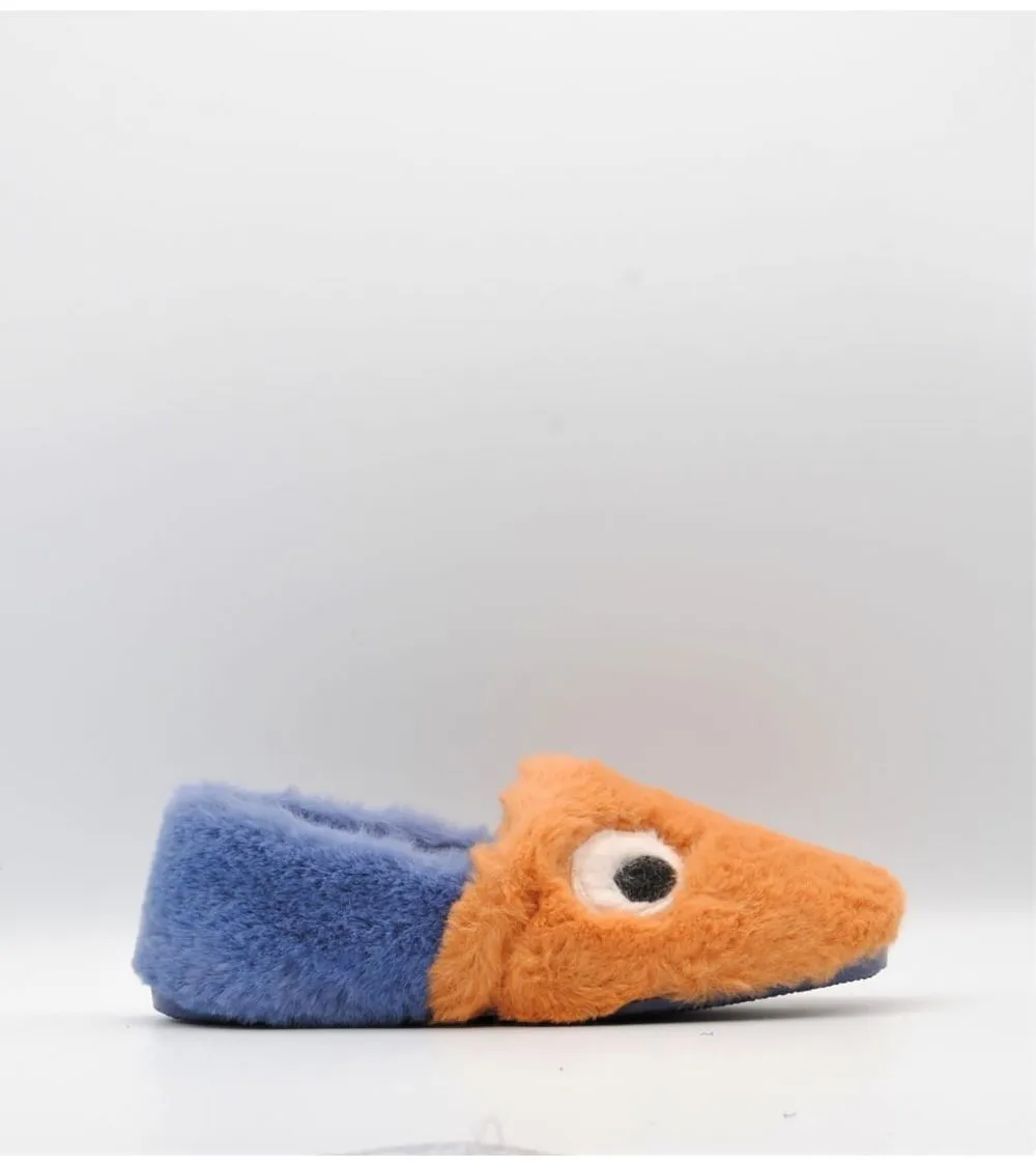 ZAPATILLAS CASA VICTORIA GIMNASIA OJOS AZUL Y CAMEL