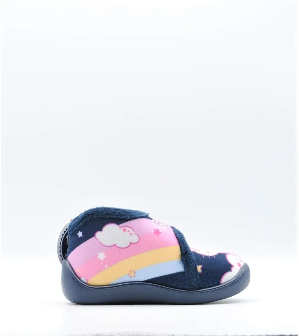 ZAPATILLAS DE ANDAR POR CASA IGOR VELCRO HELLO KITTY AZUL MARINO
