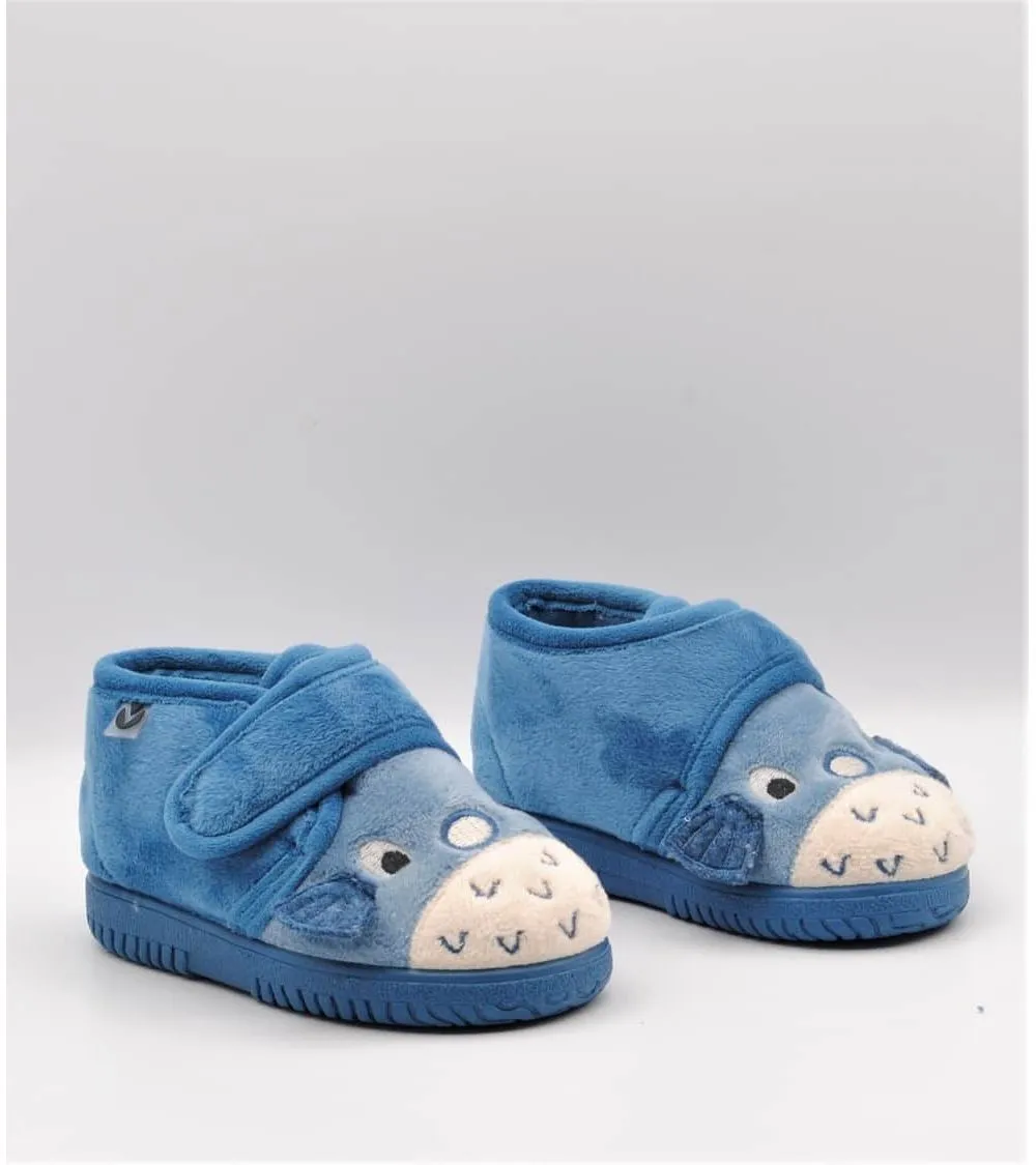 ZAPATILLAS DE CASA VICTORIA VELCRO ANIMALITOS PEZ GLOBO