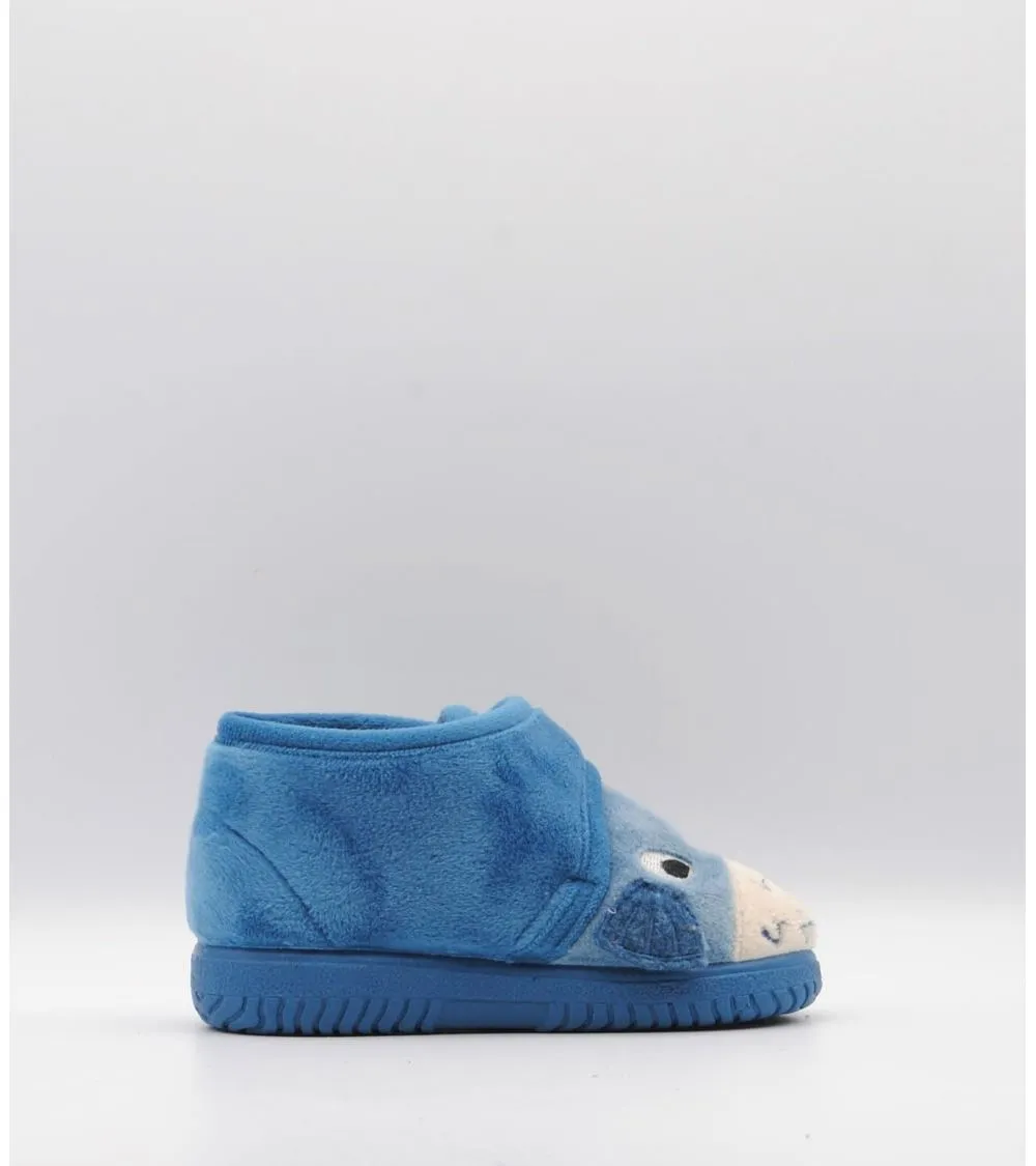 ZAPATILLAS DE CASA VICTORIA VELCRO ANIMALITOS PEZ GLOBO