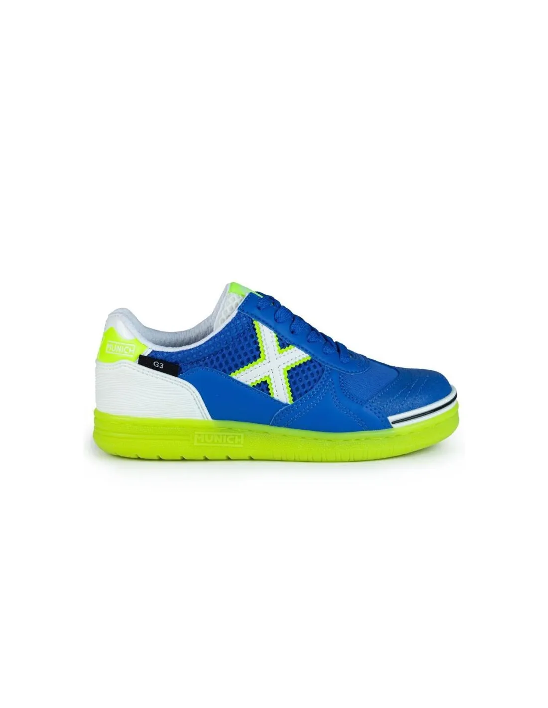 ZAPATILLAS DE FúTBOL SALA MUNICH G3 KID INDOOR 400 INFANTIL AZUL