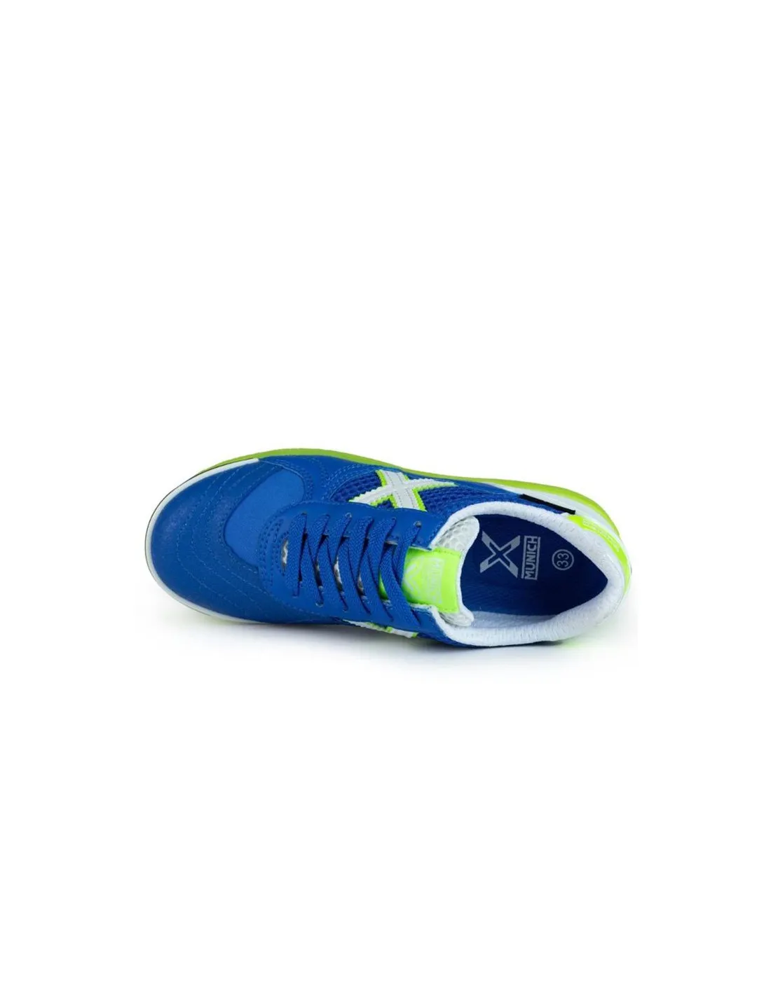 ZAPATILLAS DE FúTBOL SALA MUNICH G3 KID INDOOR 400 INFANTIL AZUL