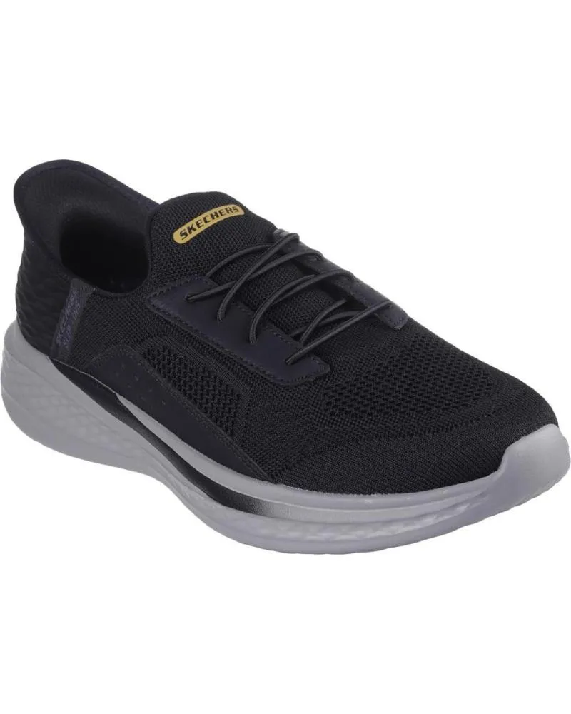 ZAPATILLAS DEPORTE SKECHERS  DE HOMBRE SLIPINS SLADE COHEN  NEGRO