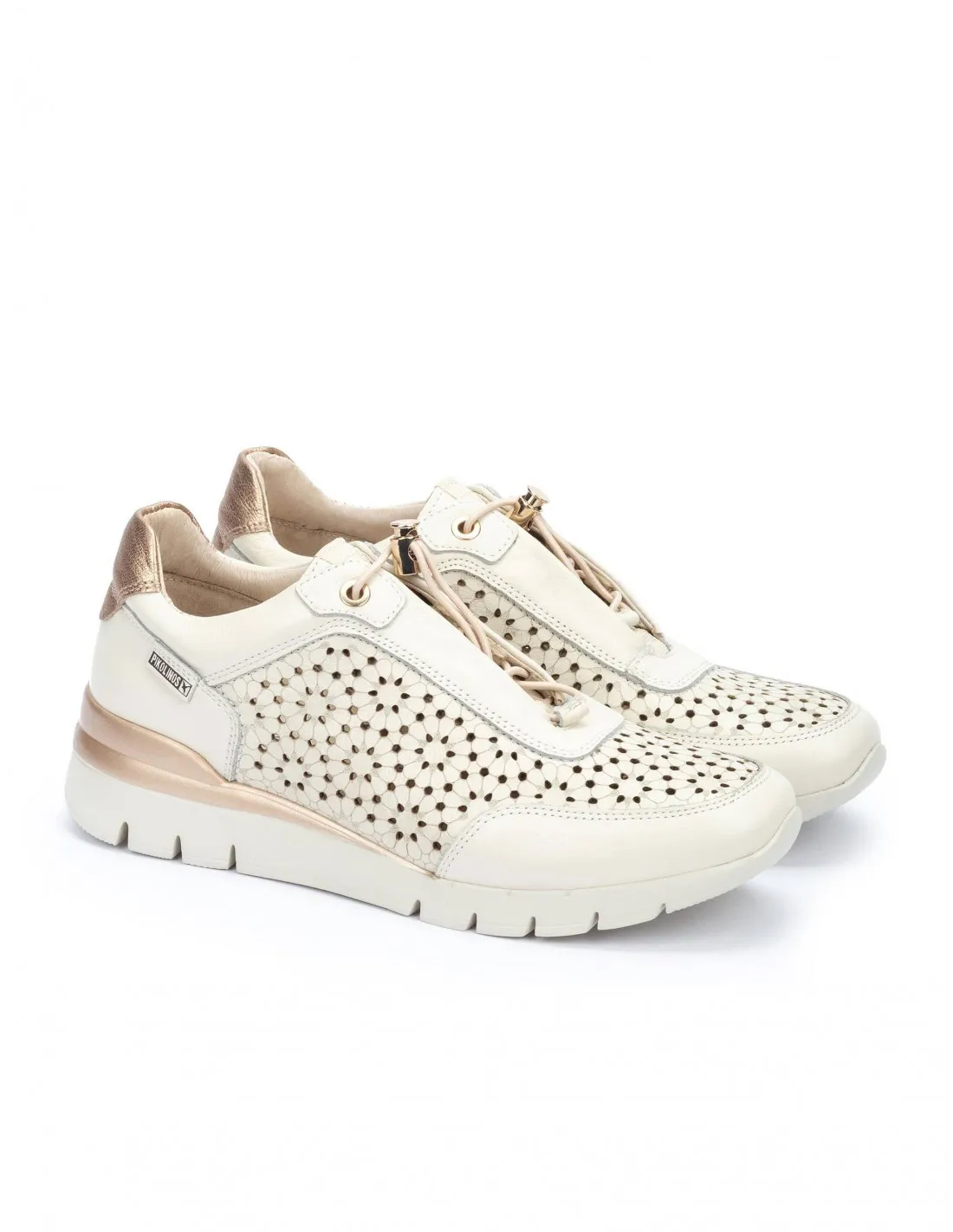 Zapatillas Verano Caladas PIKOLINOS Beige