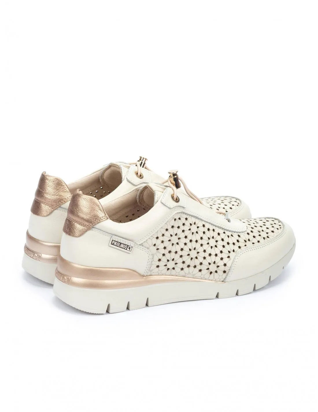 Zapatillas Verano Caladas PIKOLINOS Beige