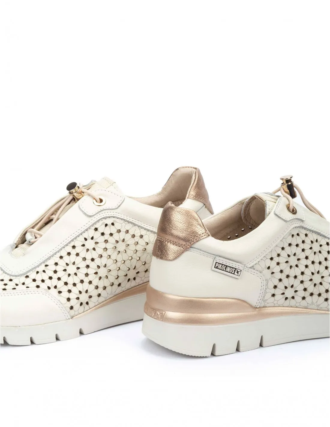 Zapatillas Verano Caladas PIKOLINOS Beige