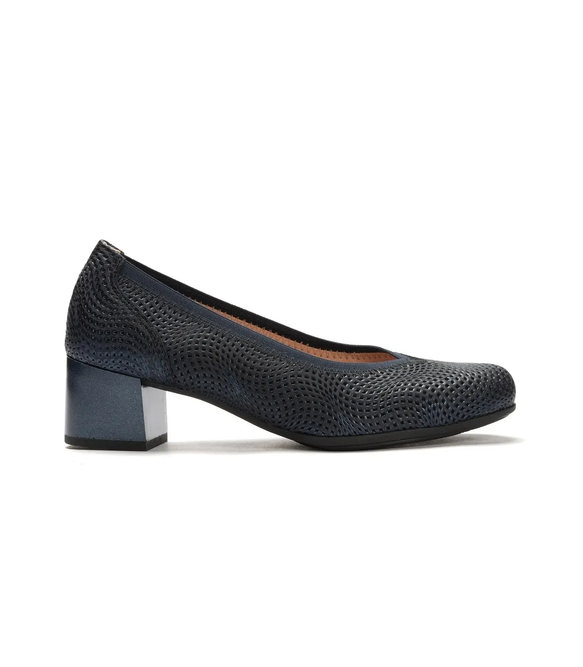 Zapato corte salón para mujer en color azul marino