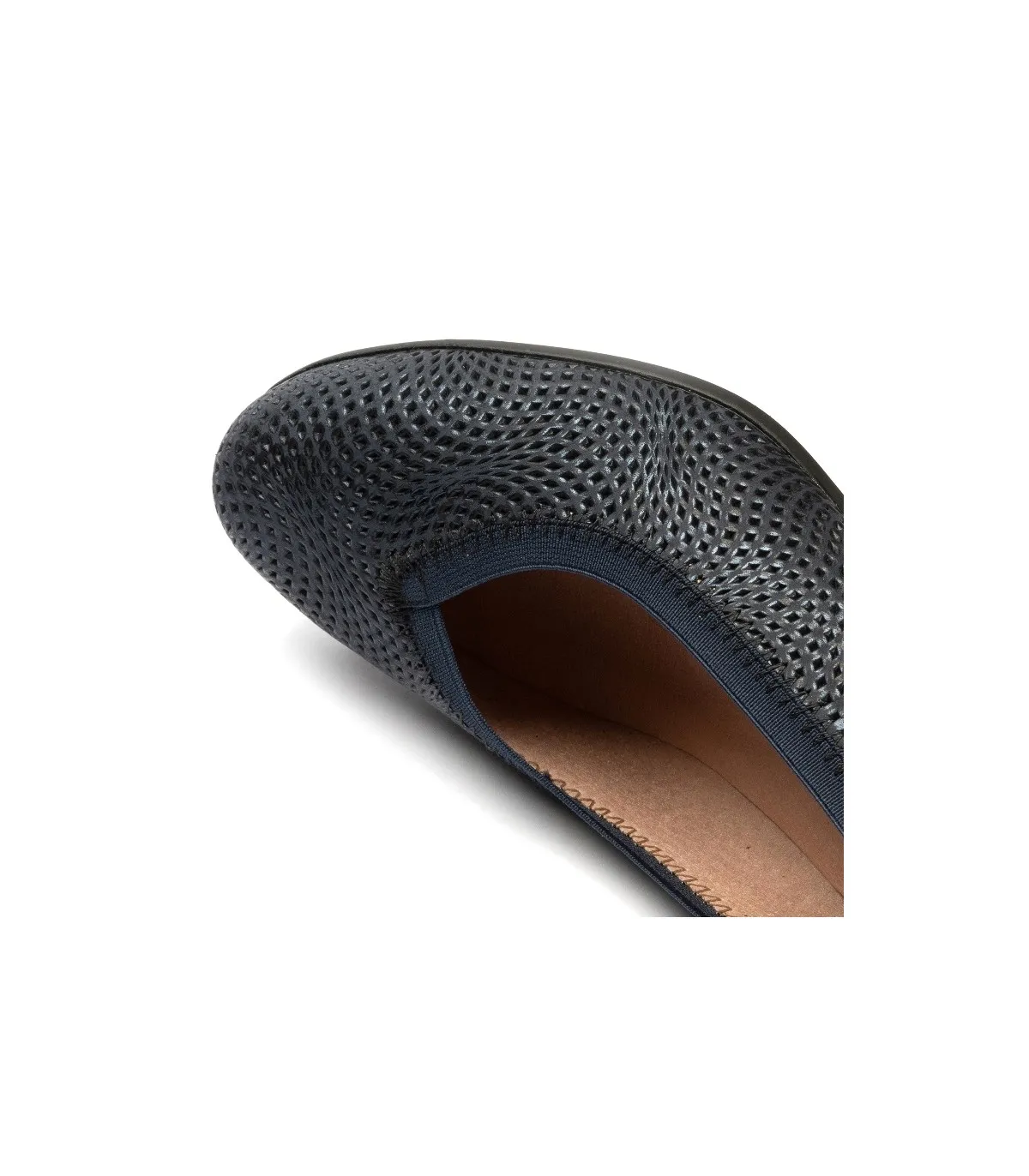 Zapato corte salón para mujer en color azul marino