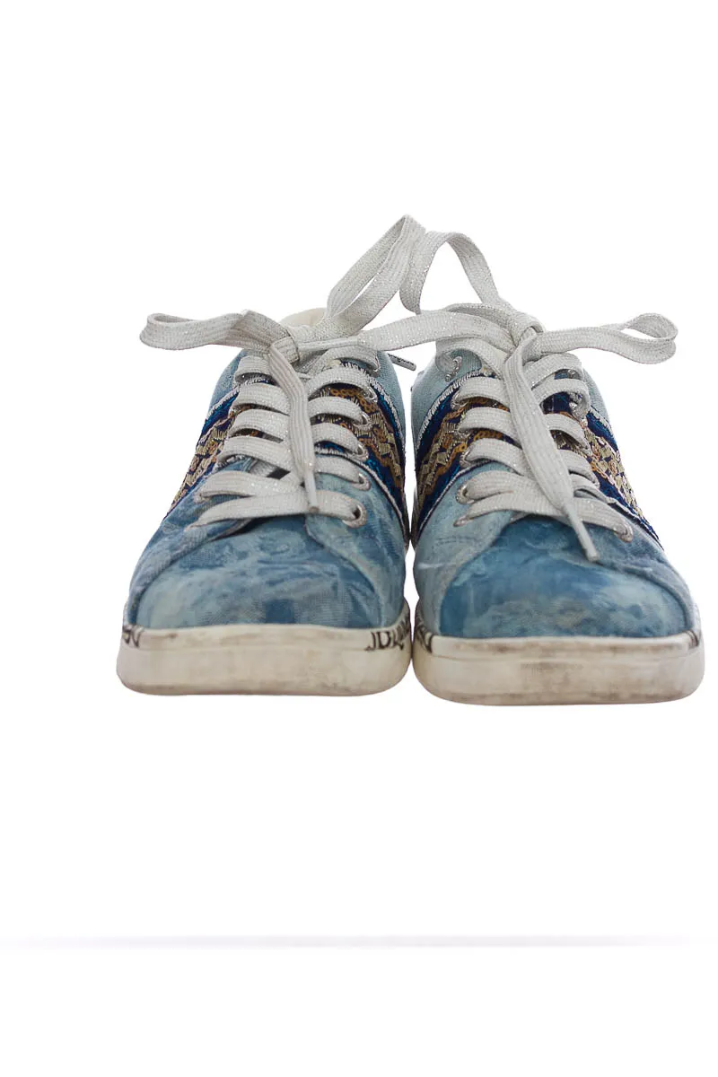 ZAPATOS COLOR AZUL  DESIGUAL
