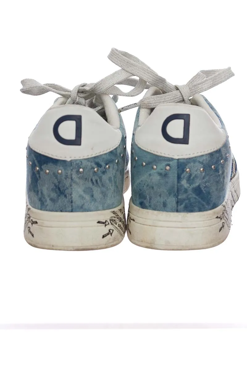 ZAPATOS COLOR AZUL  DESIGUAL
