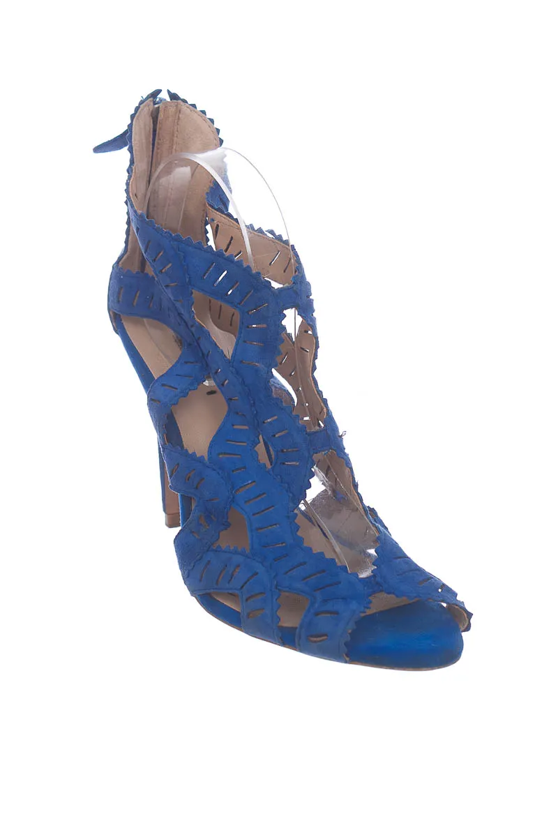 ZAPATOS COLOR AZUL  ZARA