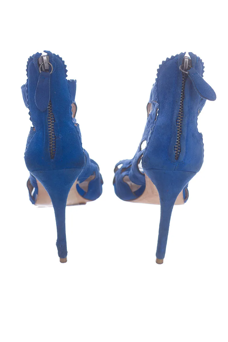 ZAPATOS COLOR AZUL  ZARA