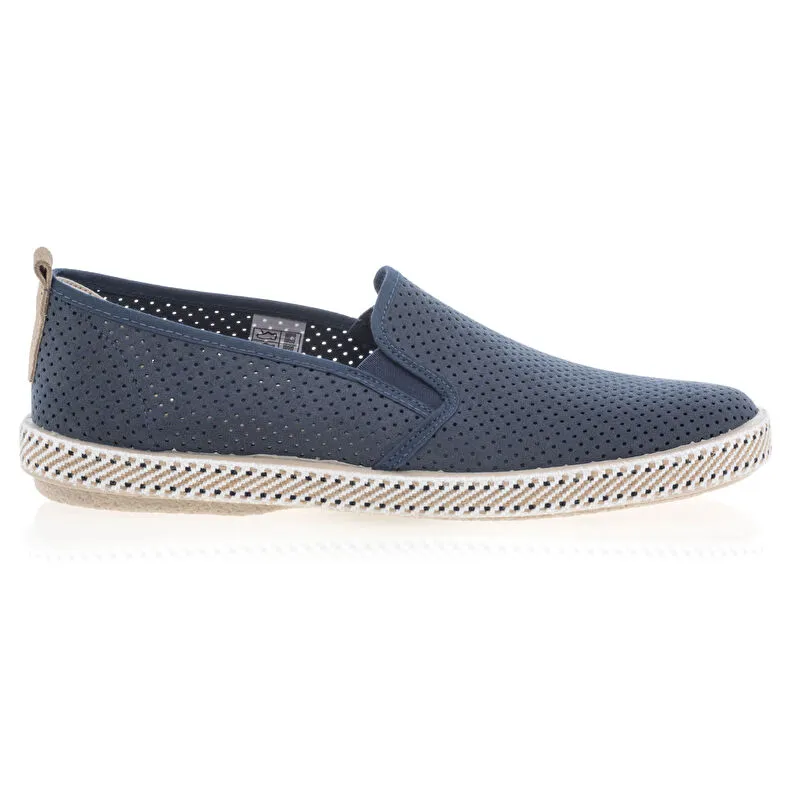 Zapatos confort hombre azul