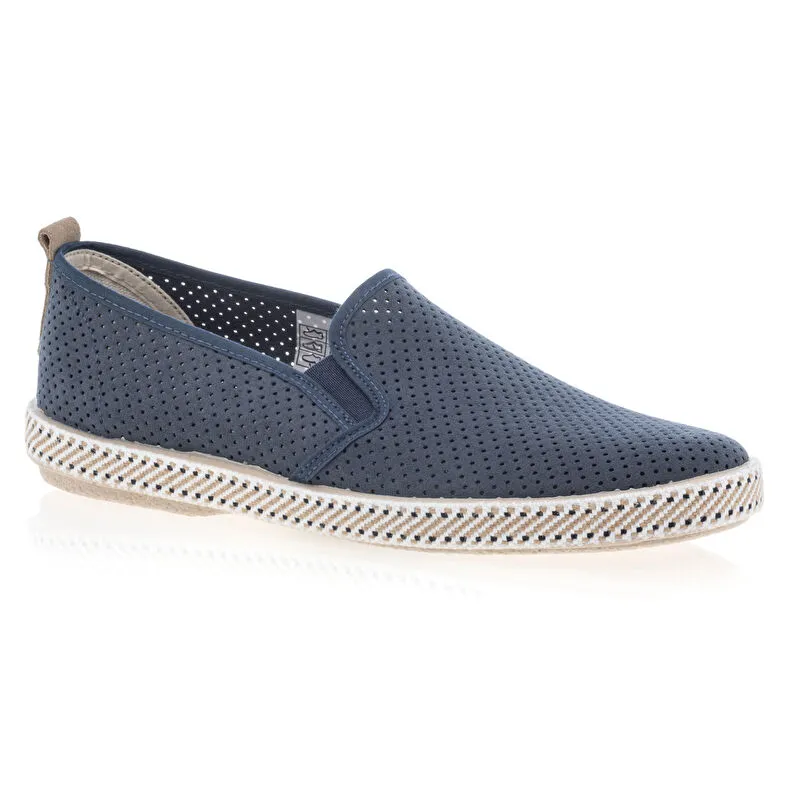 Zapatos confort hombre azul