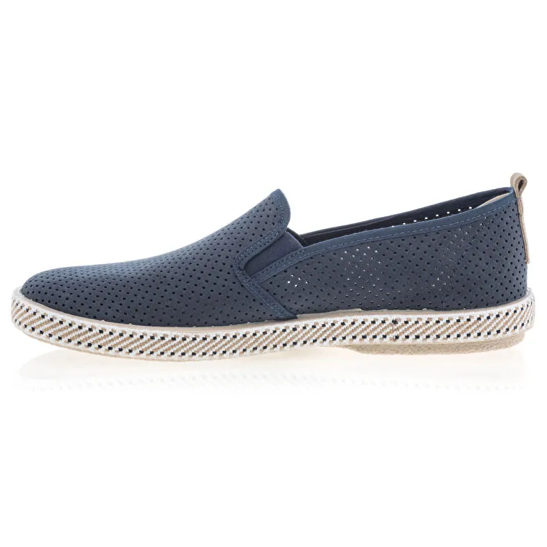 Zapatos confort hombre azul