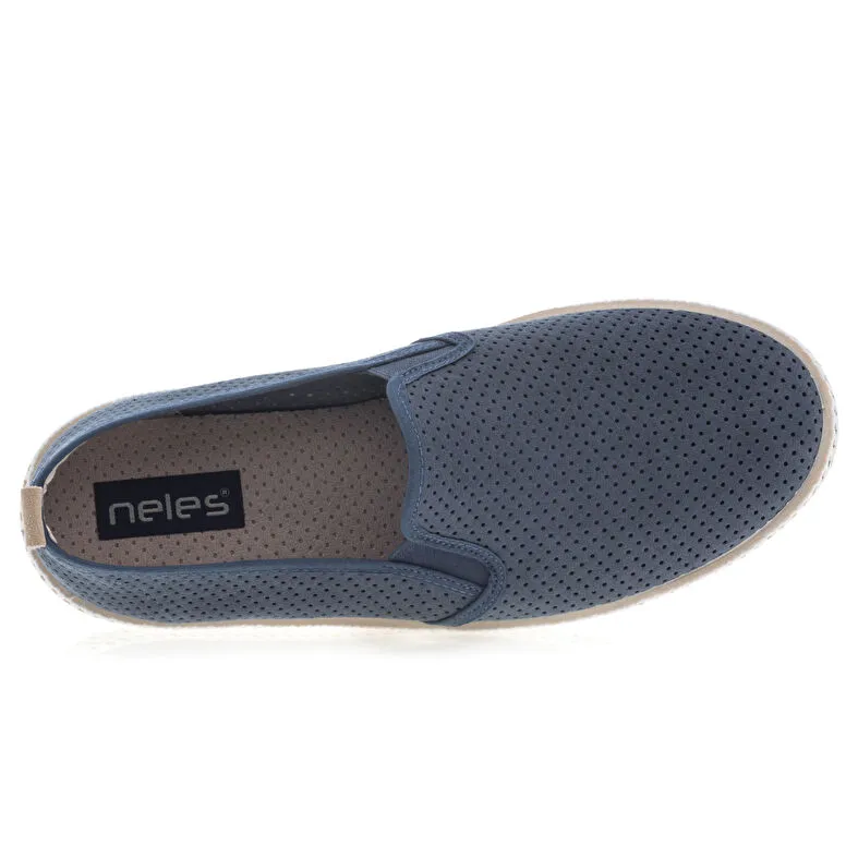 Zapatos confort hombre azul