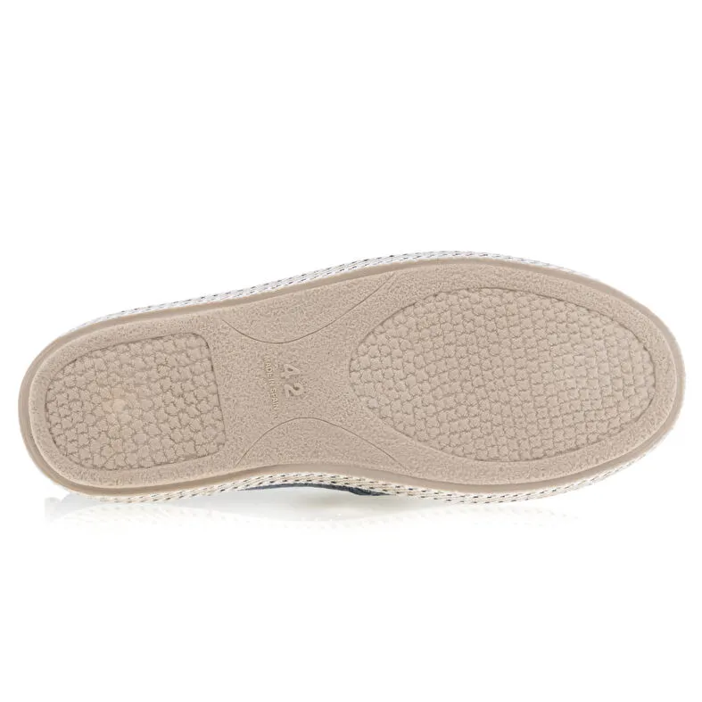 Zapatos confort hombre azul