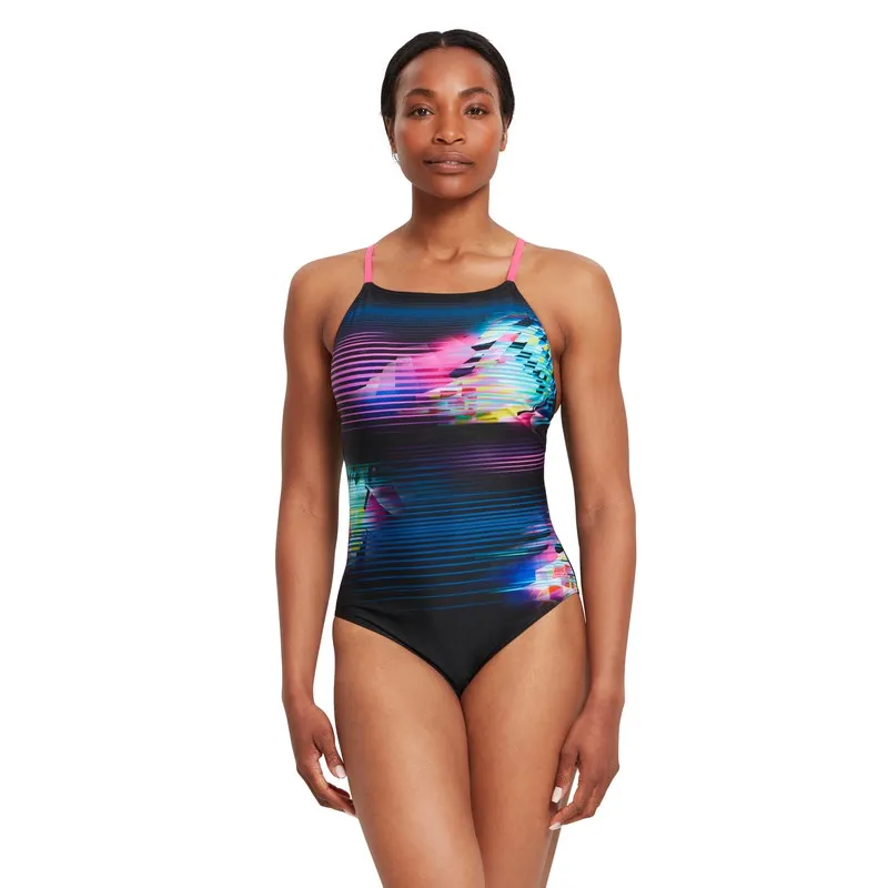 Zoggs Bañador Y close back Mujer Astral print